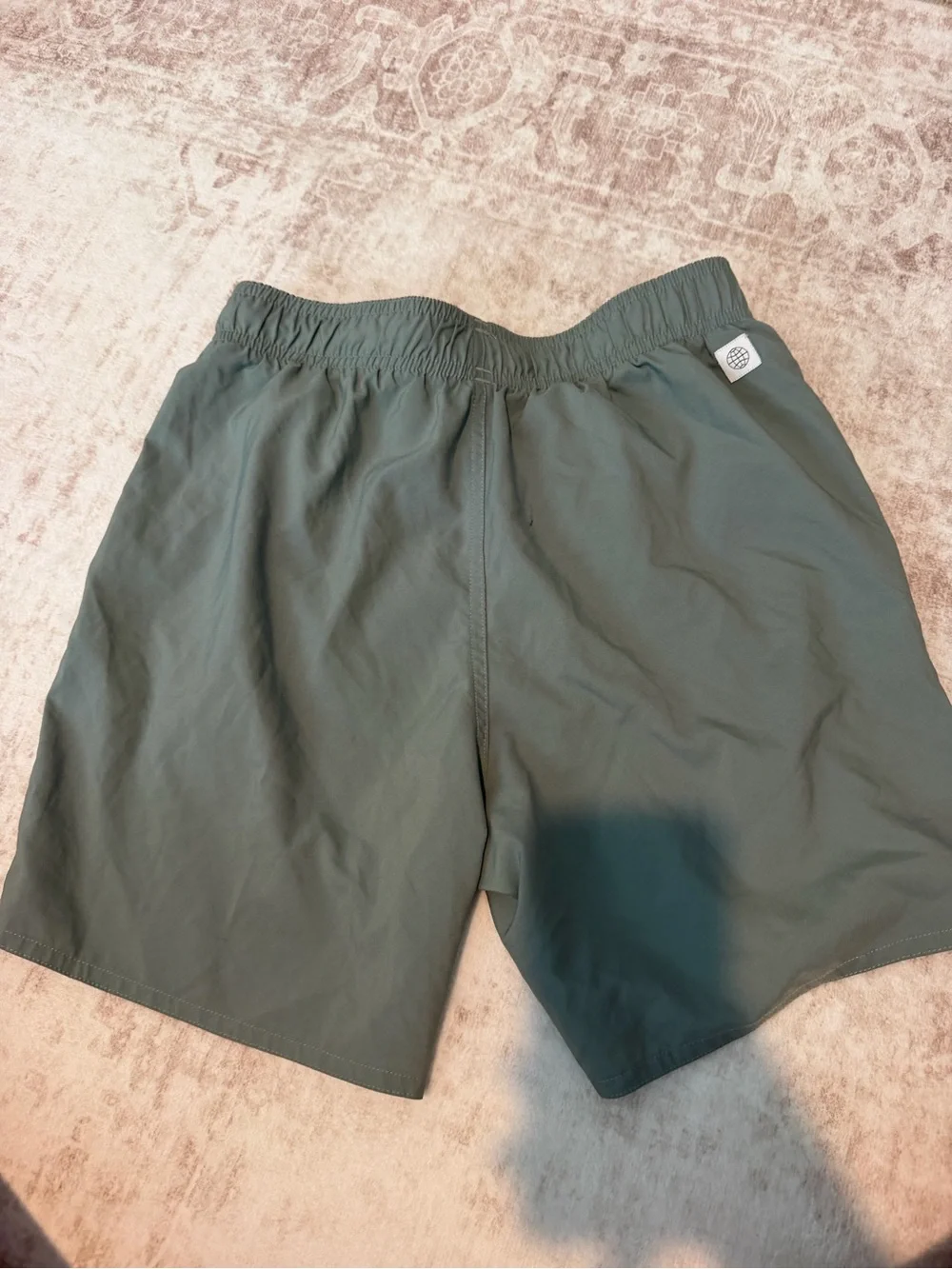 ADIDAS - Olive Green Athletic Shorts - Men’s Small